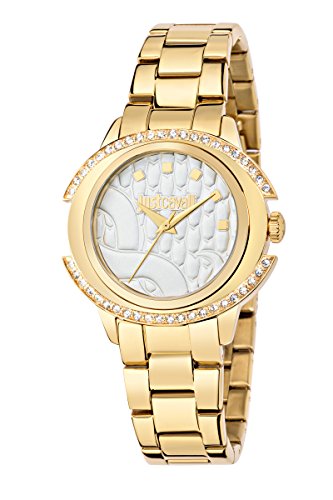 JUST CAVALLI Damen - Armbanduhr DECOR Analog Quarz Edelstahl R7253216502 JUST CAVALLI Damen - Armbanduhr DECOR Analog Quarz Edelstahl R7253216502