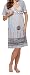 Happy Mama. Women's Maternity Nursing Breastfeeding Nightdress Shirt Gown. 135p (Blue, UK 12, L)