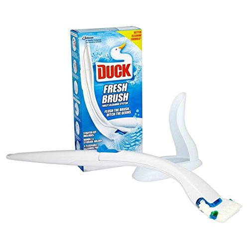 Duck Fresh Brush Holder & 4 Refills
