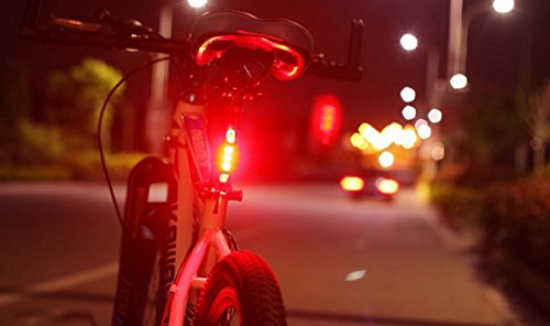 Jasonwell Superhelle, smarte, strapazierfähige Fahrradlampe aus Aluminiumlegierung, per USB aufladbar, LED-Fahrrad-Kopflampe, GRATIS per USB aufladbares RÜCKLICHT inklusive, 400 Lumen LED-Fahrradlicht - 7