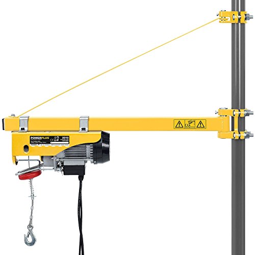 Powerplus Schwenkarm Seilzug verlängerbar 110 cm – 300-600 kg Tragkraft - 4