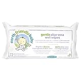 Earth Friendly Baby Gentle Aloe Vera Wet Wipes - pack of 2