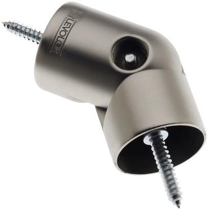 Levolor 58722012 Swivel Socket for Rods up to 1-Inch Diameter, Satin Nickel by Levolor