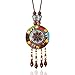 OverDose Women Bohemian Necklace Chain Choker Sunflower Statement Bib Pendant