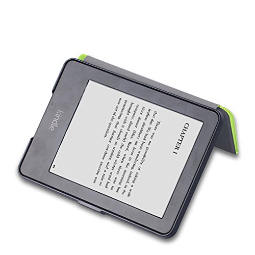 IBESTWIN Kindle Paperwhite Hülle Origami Serie Schutzhülle mit Auto Wake / Sleep Funktion Stand Cover für Kindle Paperwhite1 / 2 / 3 Schutz Case und alle Modelle von 2012, 2013, 2014, 2015, Grün - 2