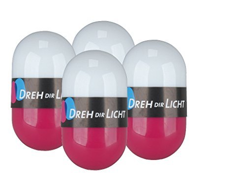 Preisvergleich Produktbild Dreh dir Licht 4er Set LED-Lichter Pink