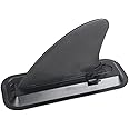 ChaoLink 4'' SUP Fin, Slide-in Sup Fin, Detachable PVC Center Fin with Base, Surf & SUP Single Center Water Fin for Detachable Inflatable Paddle Board Surfboard 1 set