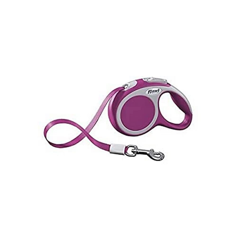 Flexi roll leash New Comfort belt for dogs , Pink, X-Small, 3 m