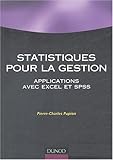 Image de Statistiques pour la gestion : Applications Excel et SPSS