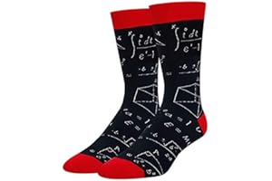 FGFD&OU Socken für Herren und Damen Lustiges Socken Mathematische Socken für Männer Geschenk Neuheit Baumwolle Unisex, Sportsocken, Skateboard-Socken für Sommer und Winter