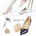 Produktbild bulrusely High Heel Liner High Heel Pads Für Frauen Passt Schuheinlagen rutschfeste Abnutzung Schmerzlinderung Abnutzung Pad Stoßdämpfer Einlegesohle Komfortabel, Für Fußpflege Protector Atmungsaktiv