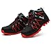 Produktbild tqgold Sicherheitsschuhe S3 Herren Damen Arbeitsschuhe Schutzschuhe mit Stahlkappe Wärme Gefüttert Sportlich Leicht Schutzschuhe Winterstiefel Unisex(Rot,Groß 46)