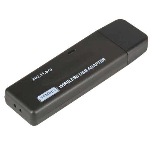 Adaptador Wi-Fi por USB para Windows ME CE 2000 XP Vista  color negro