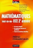 Image de Mathématiques Tout-en-Un ECE 2e année : Cours et exercices corrigés