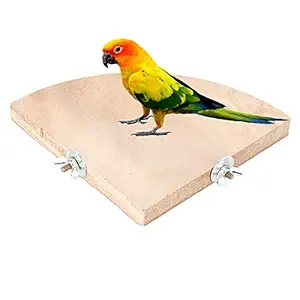 Western Era Corner Platform/Perch/Stand Bird Toy (Small & Medium Birds) (6 Inches)