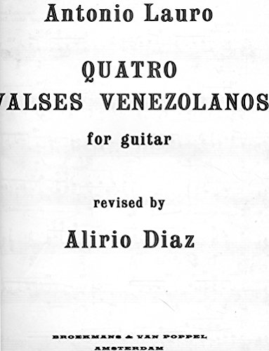 Pdf 4 Valses Venezolanos Antonio Lauro Pour Guitare Download Urbanandra