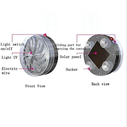 Solar Mosquito Killer,Diadia Solar Powered Buzz UV Lamp Light Fly Insect Bug Mosquito Kill Zapper Killer Mosquito Repellent