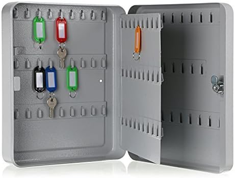 Anmas Home Key Cabinet, wall mountable for up to 107 keys tags