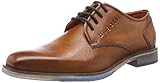 Leichte Laufsohle bugatti Herren 312641012100 Derbys, Braun (Cognac 6300), 43 EU