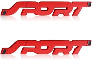 SYULCR 6 Piezas Pegatinas Coche, Logotipo De Deportes De Coche, Pegatinas 3D para Carrocería, 3D del Emblema para A3 A4 A5 A6 A7 A8 Q2 Q3 Q4 Q5 Q7 S3 S4 S5 S6 S7 S8 RS Serie TT (Ferroso)