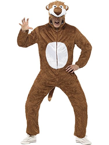 Smiffys Lion Costume Includes Jumpsuit with Hood Large