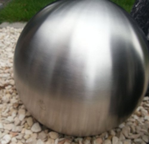 Kugel aus Edelstahl 25 cm matt Dekokugel Dekorationskugel Edelstahlkugel - 3