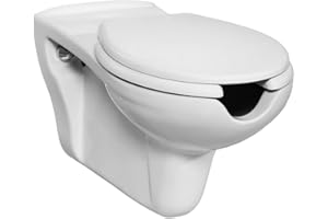 Creavit Disabled Accessible Extra Long Hanging Toilet + Lid