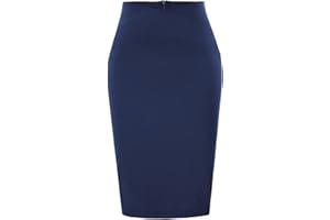 GRACE KARIN Gonna Tubino Donna Vita Alta Gonna Midi Donna Gonna Donna Elegante al Ginocchio