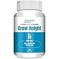 NutrinoPlus Grow Height Supreme Formula, Body Growth Support 500mg Height Supplement Pack of 60 Capsule (height increase medicine)