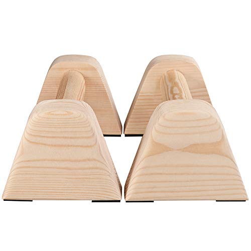 RAMASS Fitness Barras Paralela, Push Up Bars, Mini Parallettes De Madera, Barras De Gimnasia, Calistenia