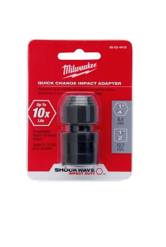 Milwaukee Bit-Adapter 48034410 1/2″-Vierkant auf 1/4″-Sechskant, 1 Stück - 2
