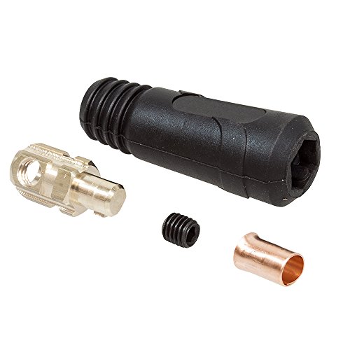WELDINGTOOL Schweißkabelstecker 10-25 mm², Dorn-Ø 9 mm, (weitere Varianten auswählbar) - 2