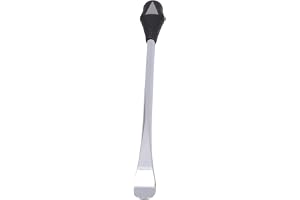Aramox Däcksked, Ståldäcksspaksverktyg 26 Cm med Bågspets och Halkfritt Ergonomiskt Handtag, Extra Hävstång för Däckborttagni