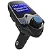 Produktbild Flycoo FM Transmitter Car MP3 Player FM Transmitter Bluetooth Handsfree Car Kit Wireless Radio Audio Adapter with Dual USB 5V 2.1A USB Charger, 1.44 Inch LCD Display, 3.5mm Audio Port, TF Card Slot, USB Flash Drive Port For iPhone, iPad, iPod, HTC, MP3, MP4 and Most Devices with 3.5mm Audio Jack