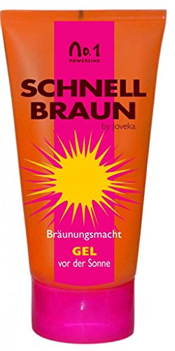 Joveka Schnellbraun Gel, Bräunungsintensivierer, 150 ml, 1-er Pack