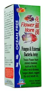 Ocean Free Flowerhorn Medicine- Fungus & External Bacteria Away 150 ml [ Central Fish Aquarium ]