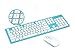 Produktbild YY Wireless-Tastatur und Maus-Set Mute-Konsole Desktop-Office-Notebook-Taste Maus-Set , blue