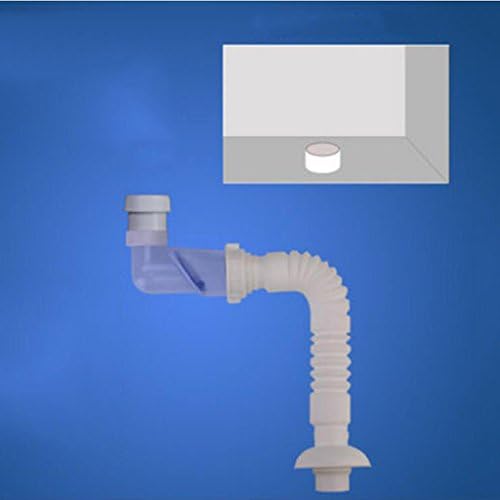 Hose MXJ61 Washbasin Strainer Deodorant Water Pipes Bathroom Into The Wall Drain (Color : Applicable to the ground hole)