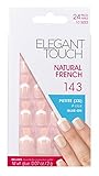 Elegant Touch Natural French Nails Number 143 Petite, X-Small/Pink