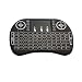 Produktbild Tastaturen, Transer® Tastatur Mini 2.4 G Hintergrundbeleuchtung Wireless Touchpad Tastatur Air Maus für PC Pad Android TV Box Tastatur 92 Tasten Wireless Mini Tastatur mit Licht