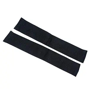 SHARABANI sun protection unisex sports hand sleeves stretchable (black) color