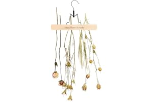 ESSCHERTDESIGN Sattie Kräutertrockner Gewürztrockner Klammer Bügel Holz H04 Trockner Gewürze Pflanzen Kräuterhänger Belüftung Kultivierung