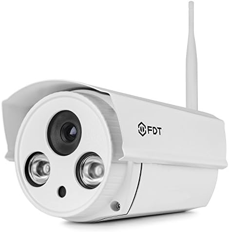 FDT 1080P HD WiFi Bullet IP Camera (2.0 Megapixel) Outdoor Wireless Security Camera FD8902 (White), Plug &amp; Play &amp; Nightvision