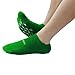 AYAOQIANG Moisturizing Gel Spa Socks for Moisturize Soften Repair Cracked Skin-2Pair (Green + Purple)