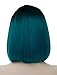 WPQES Black to Dark Blue Fashion Bob Women Synthetic High quality Wig