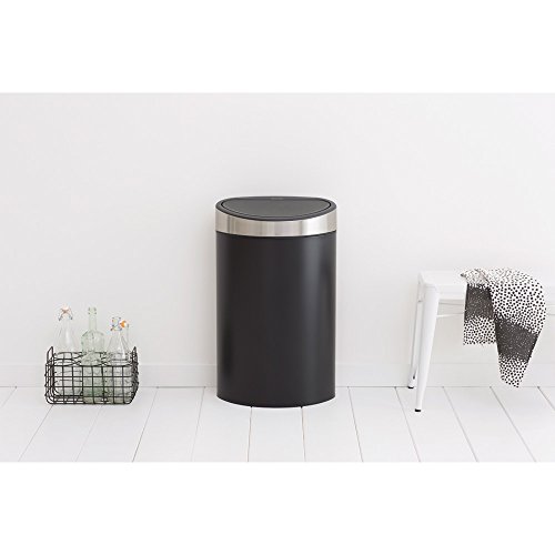 Brabantia 114847 Abfalleimer, Edelstahl, matt black, 435 x 305 x 725 cm - 9
