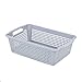 Produktbild Nn-basket Ablagekorb aus Kunststoff rechteckigen Ablagekorb Küche Kleiner Korb Gemüse- und Fruchtsnacks Ablagekorb grau