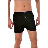 Tutku İ&ccedil; Giyim Pamuklu Penye D&uuml;ğmeli Erkek Boxer 3 L&uuml; Paket