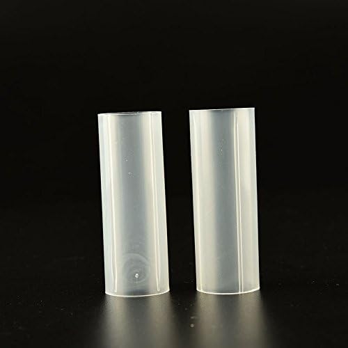 Coobra White 6 cm 2 Pcs Plastic Battery Tube