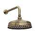Produktbild ENKI Große Kopfbrause Dusche Retro Rund Messing Antik-Bronzefarben Brausearm